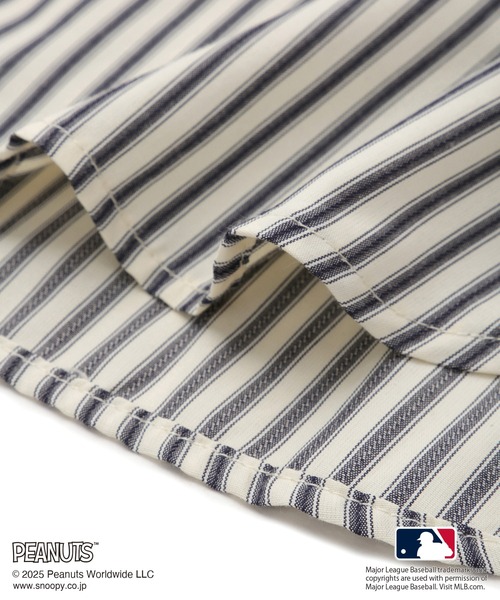 MLB（メジャーリーグベースボール）の「【PEANUTS×MLB COLLECTION by ROPE' PICNIC】オーバーサイズシャツ（シャツ/ブラウス・レディース・オフホワイト/ホワイト/ダークブラウン・FREE）」の13枚目の写真