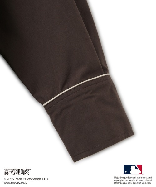 MLB（メジャーリーグベースボール）の「【PEANUTS×MLB COLLECTION by ROPE' PICNIC】オーバーサイズシャツ（シャツ/ブラウス・レディース・オフホワイト/ホワイト/ダークブラウン・FREE）」の16枚目の写真