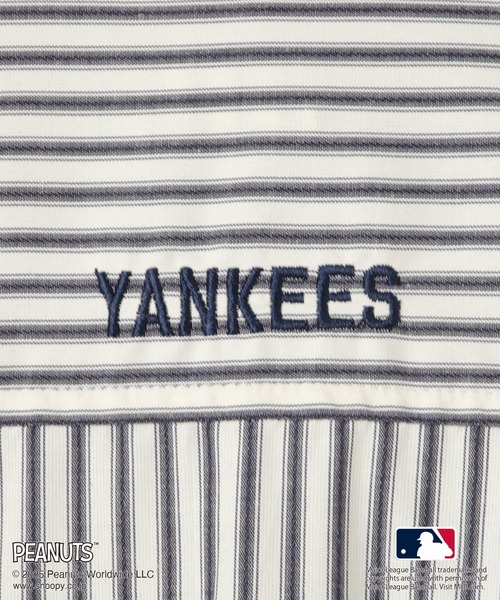 MLB（メジャーリーグベースボール）の「【PEANUTS×MLB COLLECTION by ROPE' PICNIC】オーバーサイズシャツ（シャツ/ブラウス・レディース・オフホワイト/ホワイト/ダークブラウン・FREE）」の9枚目の写真