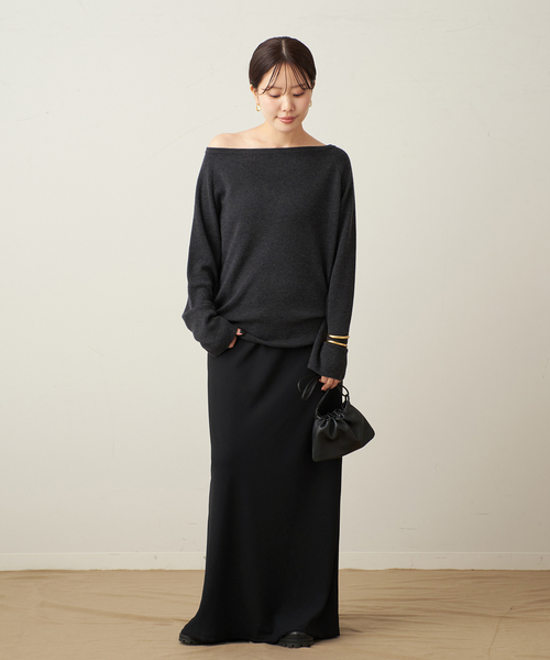 plage(プラージュ)の「EASY FLARED スカート(スカート・レディース・ブラック・38/36/34)」の15枚目の写真