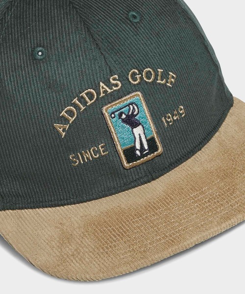 adidas（アディダス）の「コーデュロイハット 【adidas Golf/アディダスゴルフ】（キャップ・メンズ・グリーン/ダークブラウン・LARGE）」の7枚目の写真