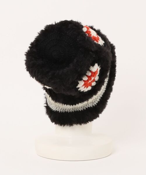 チチカカ（チチカカ）の「Rico クロシェふわふわバケットハット（ハット・レディース・ベージュ/ブラック・FREE）」の11枚目の写真