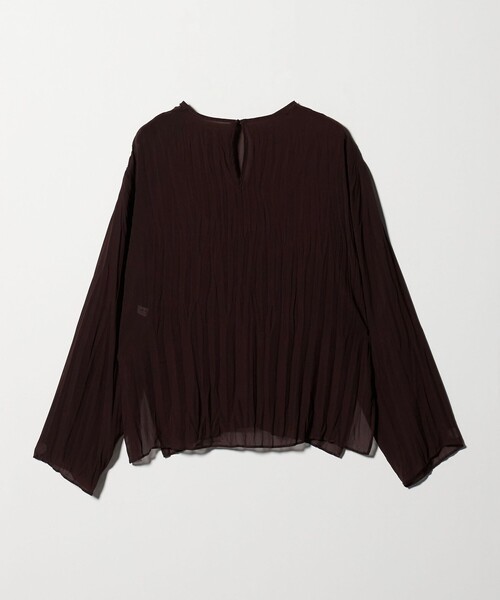 MARW UNITED ARROWS（マルゥ ユナイテッドアローズ）の「＜MARW UNITED ARROWS＞ワッシャー シアー ブラウス（シャツ/ブラウス・レディース・ブラック/ダークブラウン・FREE）」の13枚目の写真