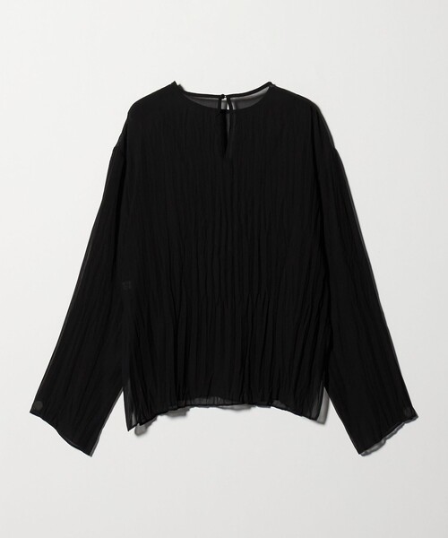 MARW UNITED ARROW シアー オーガンジー ブラウス　ブラック MARW UNITED ARROWS（マルゥ ユナイテッドアローズ）の「＜MARW