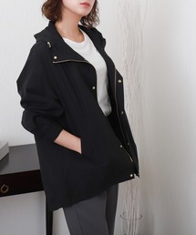 libelle more（リベル モア）の「【NC撥水加工】裾ドロストミドル丈マウンテンパーカー（マウンテンパーカー）」