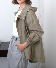 libelle more | 【NC撥水加工】裾ドロストミドル丈マウンテンパーカー(マウンテンパーカー)