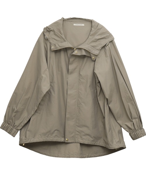 libelle more(リベル モア)の「【NC撥水加工】裾ドロストミドル丈マウンテンパーカー(マウンテンパーカー・レディース・グレイッシュベージュ/モカ/カーキ/ブラック/ネイビー・M)」の19枚目の写真