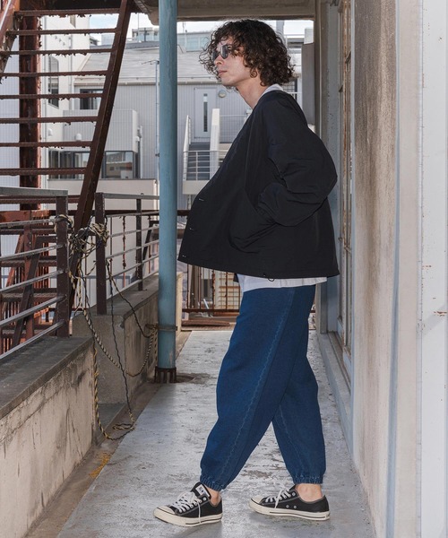 CAMBIO（カンビオ）の「mj11108- ドローコード付きノーカラーカーデジャケット(HLCM0202)（ノーカラージャケット・メンズ・ネイビー/ブラック/カーキ・S/M/L）」の17枚目の写真