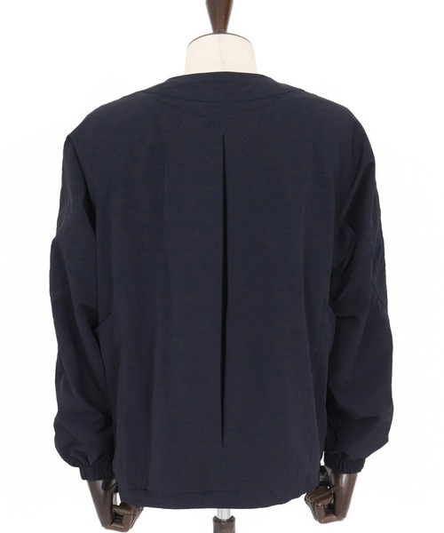 CAMBIO（カンビオ）の「mj11108- ドローコード付きノーカラーカーデジャケット(HLCM0202)（ノーカラージャケット・メンズ・ネイビー/ブラック/カーキ・S/M/L）」の5枚目の写真