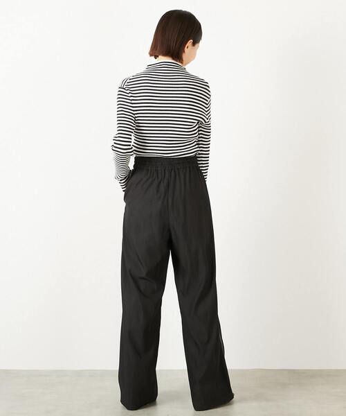 MELROSE claire（メルローズ クレール）の「【レーヨンナイロンクロストラックパンツ】（その他パンツ・レディース・ブラック/ベージュ・3/2）」の21枚目の写真