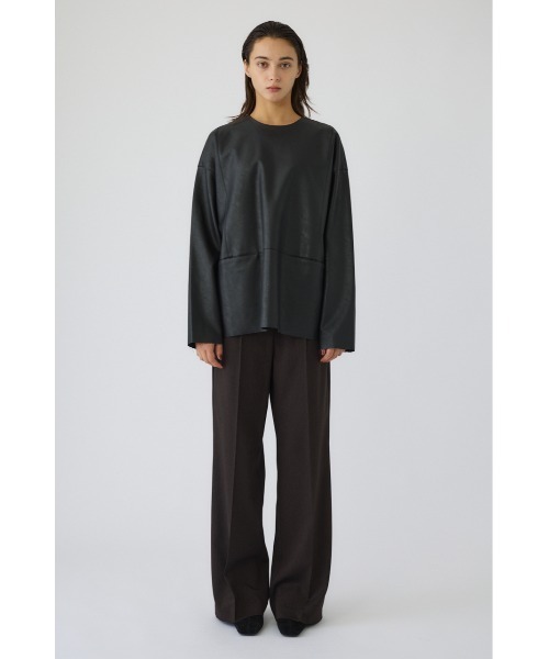 RIM.ARK（リムアーク）の「Box texture pullover ボックステクスチャープルオーバー（Tシャツ/カットソー・レディース・ブラック・36/38）」の3枚目の写真