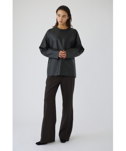 RIM.ARK（リムアーク）の「Box texture pullover ボックステクスチャープルオーバー（Tシャツ/カットソー・レディース・ブラック・36/38）」の4枚目の写真