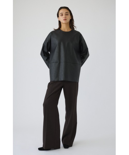 RIM.ARK（リムアーク）の「Box texture pullover ボックステクスチャープルオーバー（Tシャツ/カットソー・レディース・ブラック・36/38）」の6枚目の写真