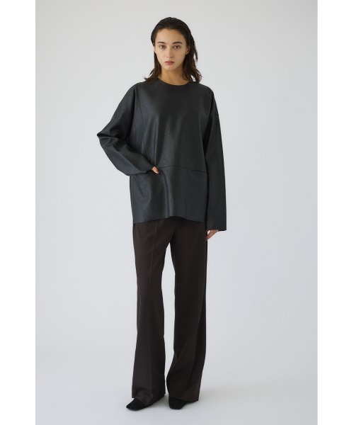 RIM.ARK（リムアーク）の「Box texture pullover ボックステクスチャープルオーバー（Tシャツ/カットソー・レディース・ブラック・36/38）」の7枚目の写真