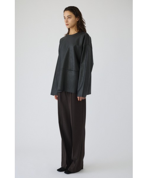 RIM.ARK（リムアーク）の「Box texture pullover ボックステクスチャープルオーバー（Tシャツ/カットソー・レディース・ブラック・36/38）」の8枚目の写真