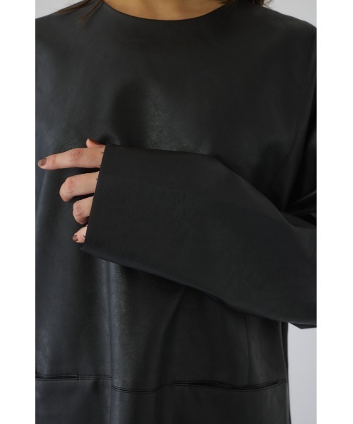 RIM.ARK（リムアーク）の「Box texture pullover ボックステクスチャープルオーバー（Tシャツ/カットソー・レディース・ブラック・36/38）」の15枚目の写真