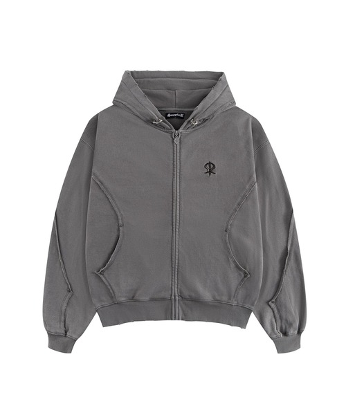 ジップフーディ｜SWITCHING PIERCED ZIP HOODIE V2｜SUPPLIER