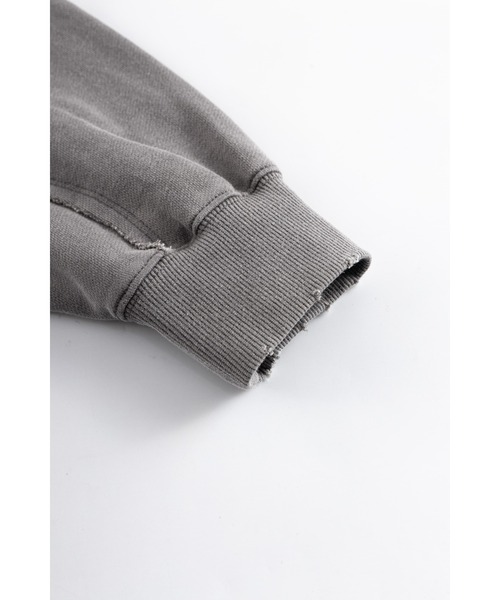 SUPPLIER(サプライヤー)の「ジップフーディ|SWITCHING PIERCED ZIP HOODIE V2|SUPPLIER(パーカー・メンズ・ブラック/グレー・LARGE/MEDIUM/SMALL/X-LARGE)」の16枚目の写真