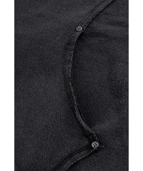 SUPPLIER(サプライヤー)の「ジップフーディ|SWITCHING PIERCED ZIP HOODIE V2|SUPPLIER(パーカー・メンズ・ブラック/グレー・LARGE/MEDIUM/SMALL/X-LARGE)」の7枚目の写真