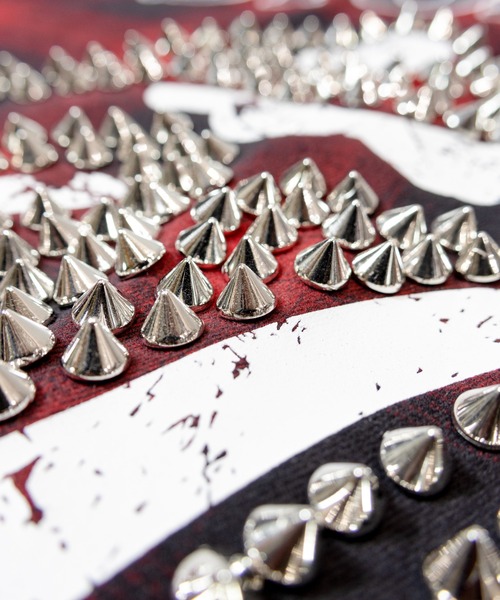 JACKROSE（ジャックローズ）の「B-TRS-Lips&Tongue スタッズオンブレチェックシャツ（シャツ/ブラウス・メンズ・ブラック/レッド・M/L）」の14枚目の写真