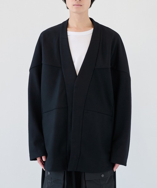 White Mountaineering WOOL MELTON CARDIGAN — кардиган из шерстяного мэлтонового сукна