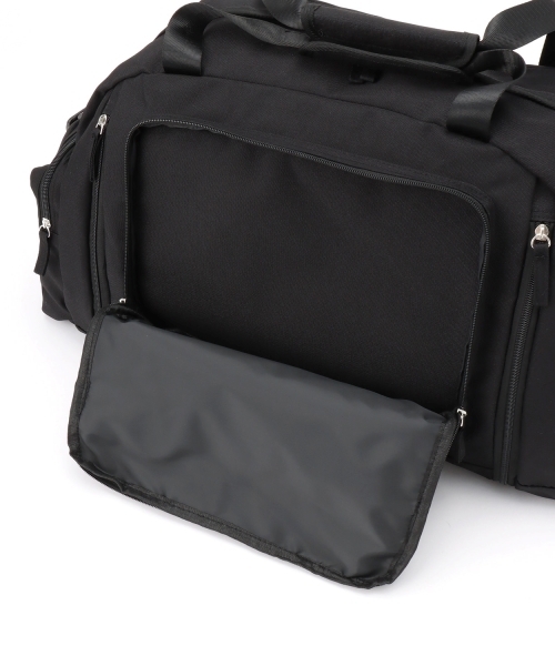 RLX 黒色ボストンバッグ LTXC】【容43-50L】【撥水】拡張ボストン（ボストンバッグ