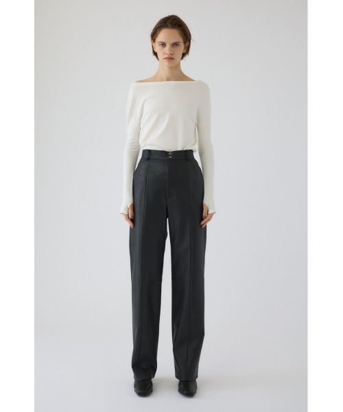 RIM.ARK（リムアーク）の「Soft touch off shoulder tops ソフトタッチオフショルダートップス（ニット/セーター・レディース・ブラウン/オフホワイト/ブラック/ライトブルー・FREE）」の16枚目の写真