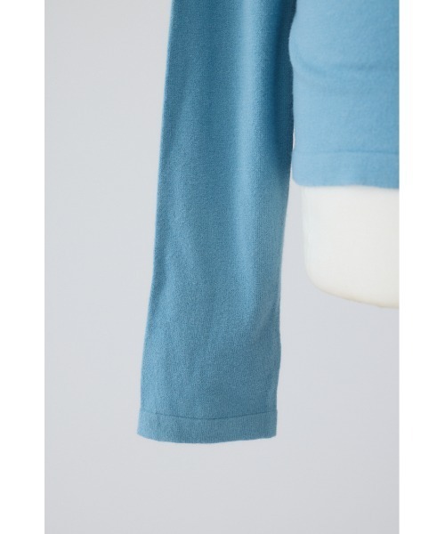 RIM.ARK（リムアーク）の「Soft touch off shoulder tops ソフトタッチオフショルダートップス（ニット/セーター・レディース・ブラウン/オフホワイト/ブラック/ライトブルー・FREE）」の13枚目の写真