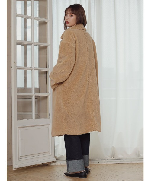 fifth(フィフス)の「ボアロングコート(その他アウター・レディース・ベージュ/チャコールグレー/ブラック・M/XS)」の20枚目の写真