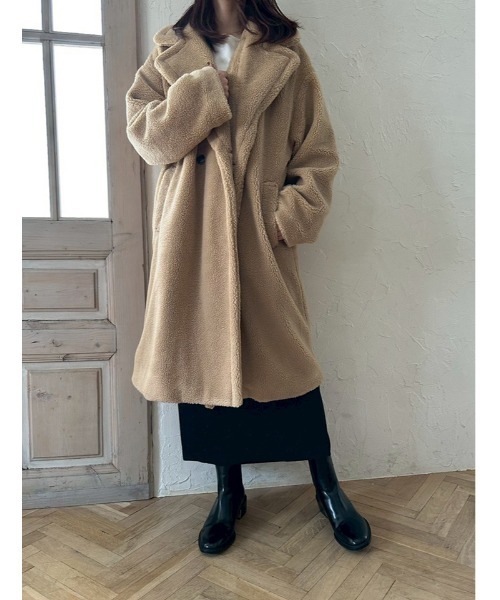 セール】ボアロングコート（その他アウター）｜fifth（フィフス