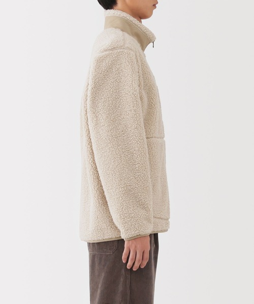 セール】紳士 ボアフリースジャケット（その他アウター）｜無印良品