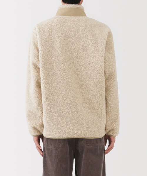 無印良品（ムジルシリョウヒン）の「紳士　ボアフリースジャケット（その他アウター・メンズ・ブラウン系/サンドベージュ・S/M/L/XL）」の10枚目の写真