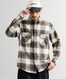 KRIFF MAYER | KRIFF MAYER クリフメイヤー ルーズシルエット コットンビエラチェック長袖シャツ 2516300(シャツ/ブラウス)