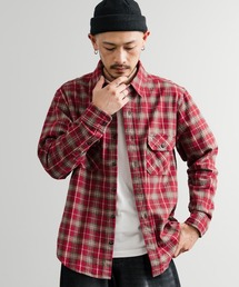 KRIFF MAYER | KRIFF MAYER クリフメイヤー ルーズシルエット コットンビエラチェック長袖シャツ 2516300(シャツ/ブラウス)