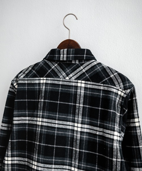 KRIFF MAYER(クリフメイヤー)の「KRIFF MAYER クリフメイヤー ルーズシルエット コットンビエラチェック長袖シャツ 2516300(シャツ/ブラウス・メンズ・ナチュラル/チャコール/レッド/オリーブ/マルチ・M/L/XL)」の8枚目の写真