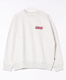 VANS | VANS ヴァンズ W patch logo sweat スウェットクルー 125K3043400 TOP GRAY(スウェット)