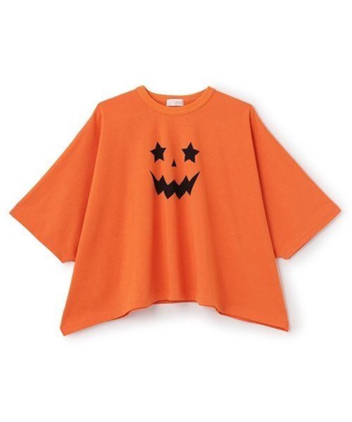b・ROOM(ビールーム)の「【ハロウィン】【カイテキ天竺】変形Tシャツ【子供服】【キッズ】【男の子】【女の子】(Tシャツ/カットソー・キッズ・ブラック/オレンジ・L/M)」の12枚目の写真