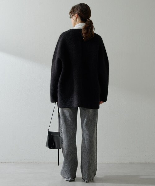 Whim Gazette（ウィムガゼット）の「セッケツニットジャケット（その他アウター・レディース・グレー/ブラック/ベージュ・FREE）」の12枚目の写真