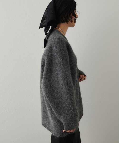 Whim Gazette（ウィムガゼット）の「セッケツニットジャケット（その他アウター・レディース・グレー/ブラック/ベージュ・FREE）」の15枚目の写真