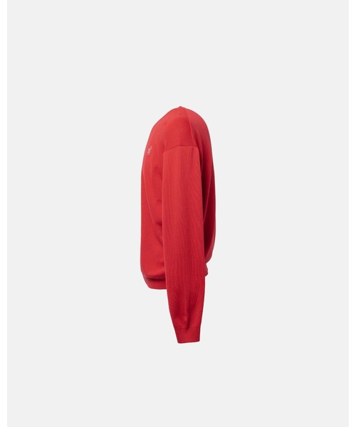 SimplyComplicated(シンプリーコンプリケイテッド)の「SCRIPT KNIT L/S TEE(Tシャツ/カットソー・メンズ・ダークグレー/レッド・2/3)」の11枚目の写真