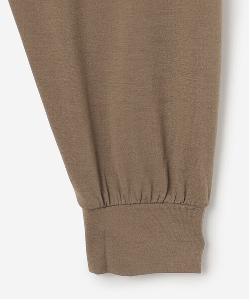 Kaptain Sunshine（キャプテン サンシャイン）の「KAPTAIN SUNSHINE | スーパーソフトメリノ天竺 クルーネック長袖Tシャツ MEN（Tシャツ/カットソー・メンズ・ネイビー/ブラウン・3/4）」の7枚目の写真