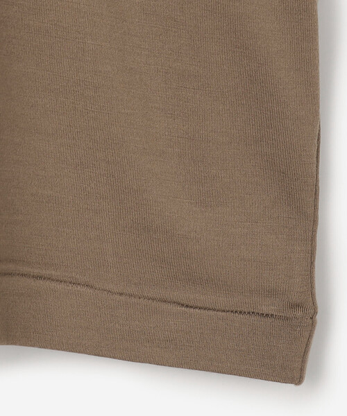 Kaptain Sunshine（キャプテン サンシャイン）の「KAPTAIN SUNSHINE | スーパーソフトメリノ天竺 クルーネック長袖Tシャツ MEN（Tシャツ/カットソー・メンズ・ネイビー/ブラウン・3/4）」の11枚目の写真