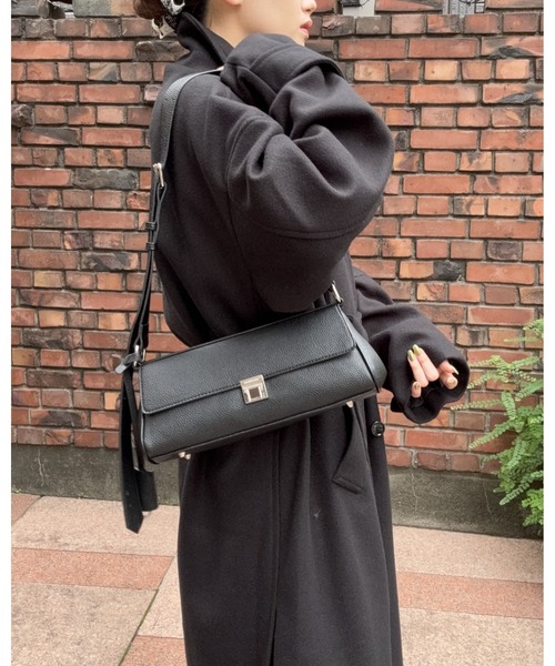 DRAW（ドロー）の「DRAW(ドロー) / テックメルトンダブルビッグコート（ステンカラーコート・メンズ・ブラック/グレー・LARGE/MEDIUM）」の20枚目の写真
