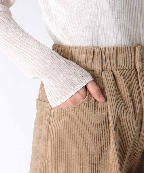 Jines(ジネス)の「コーデュロイカーブパンツ(その他パンツ・レディース・ベージュ/ホワイト・38)」の11枚目の写真