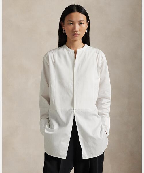 シルクビブ タキシード シャツ（シャツ/ブラウス）｜POLO RALPH LAUREN