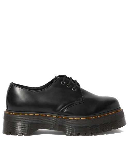 Dr. Martens(ドクターマーチン)の「Dr. MARTENS 1461 QUAD 3 HOLE SHOE(ドクターマーチン 1461 QUAD 3 ホール シューズ)(ブーツ・レディース・ブラック・25cm/24cm/23cm)」の1枚目の写真