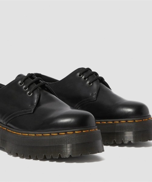 Dr. Martens(ドクターマーチン)の「Dr. MARTENS 1461 QUAD 3 HOLE SHOE(ドクターマーチン 1461 QUAD 3 ホール シューズ)(ブーツ・レディース・ブラック・25cm/24cm/23cm)」の3枚目の写真