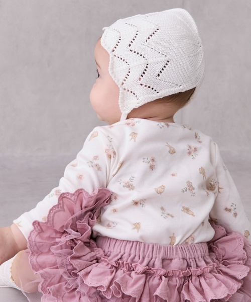 petit main（プティマイン）の「【GOODPRICE】長袖ロンパース（ロンパース・キッズ・カラフル/オフホワイト/ライトベージュ/ブルーグレー/ピンク/グリーン・80ｃｍ/70cm）」の8枚目の写真