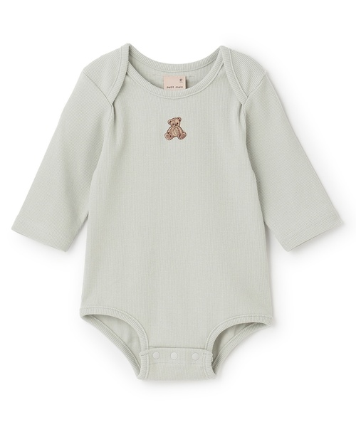 petit main（プティマイン）の「【GOODPRICE】長袖ロンパース（ロンパース・キッズ・カラフル/オフホワイト/ライトベージュ/ブルーグレー/ピンク/グリーン・80ｃｍ/70cm）」の15枚目の写真