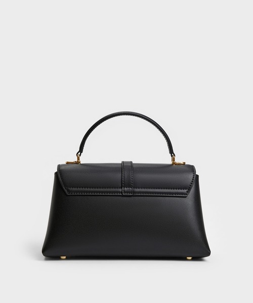 Adalyn アダリン メタリックバックル チェーンストラップ トップ